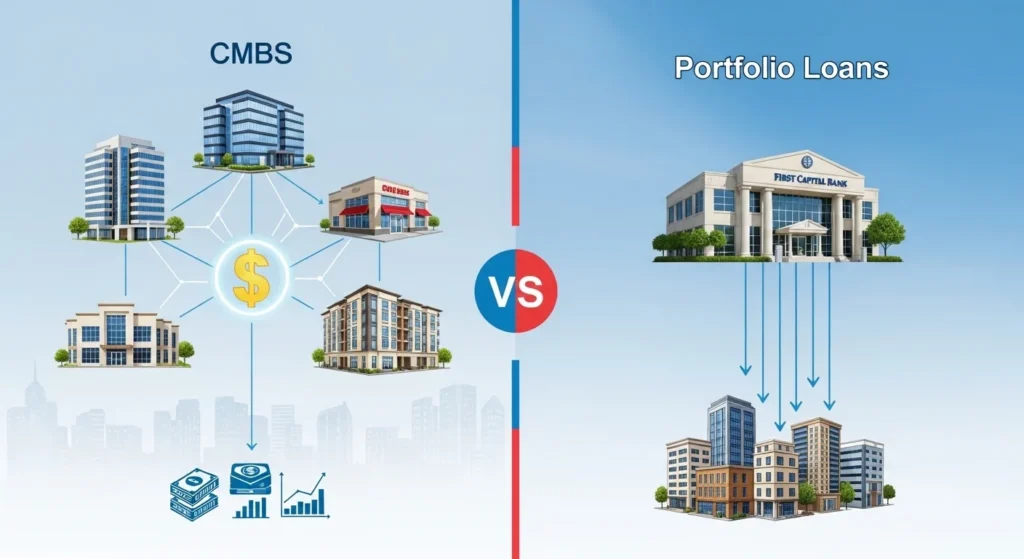 Commercial Mortgage Maturity Default - CMBS vs Portfolio Loans workout strategies