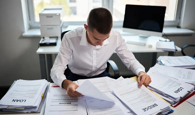 Who Needs a Bridge Loan in Multifamily Real Estate? with illustrations and text detailing when multifamily property investors should consider short-term bridge financing, such as for property acquisition, value-add renovations, repositioning, or bridging to permanent loans.