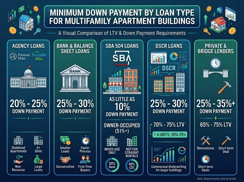 Minimum Down Payment by Loan Type